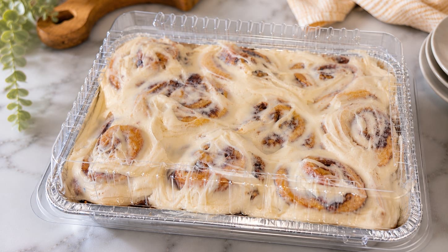🍥 Homemade Cinnamon Roll Pan (9 Large Rolls)