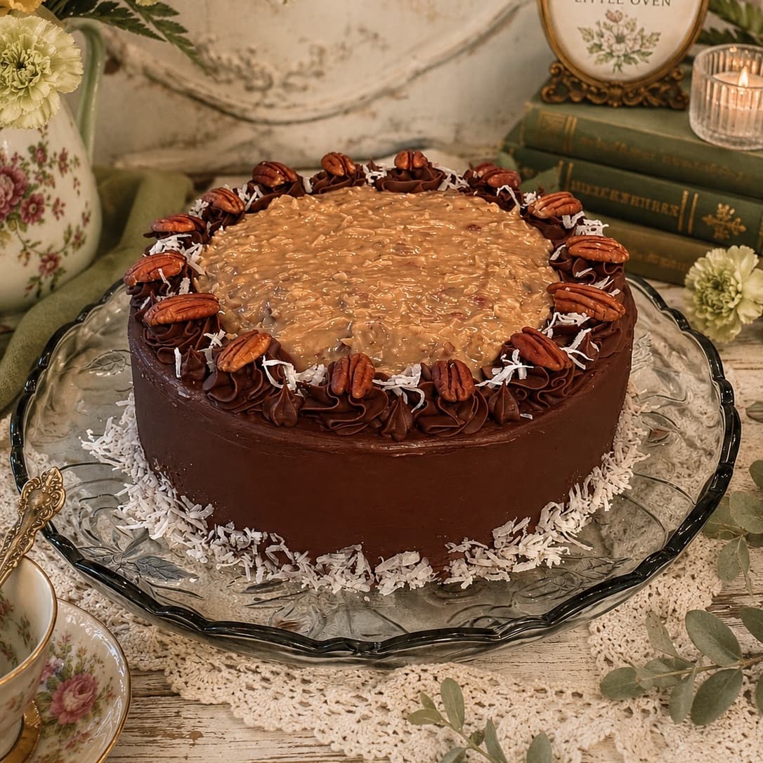 🍫 Homemade German Chocolate Cake