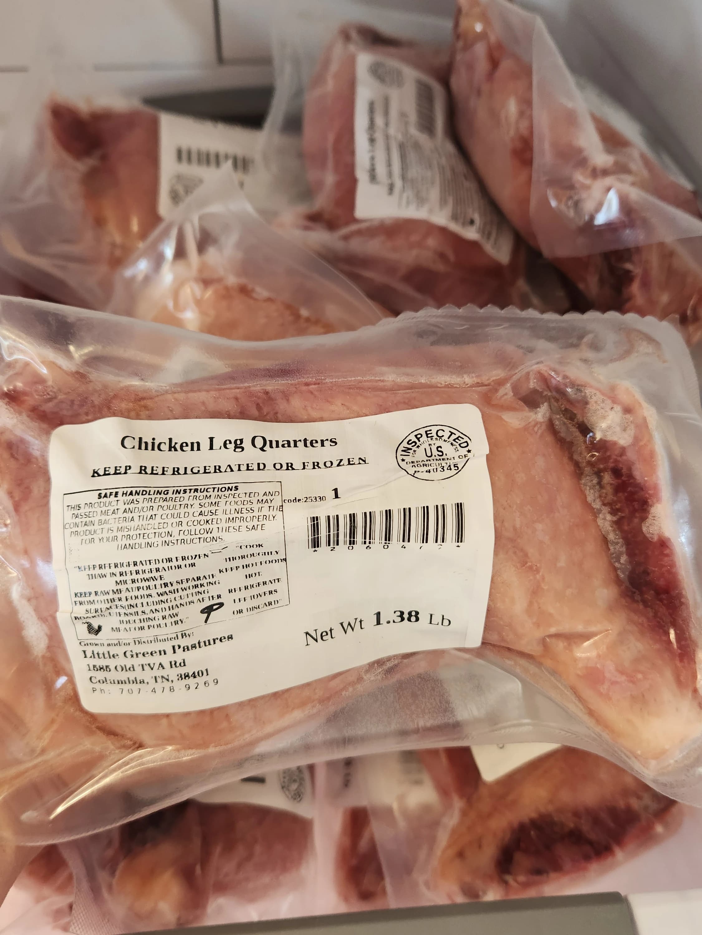 Chicken leg quarters
