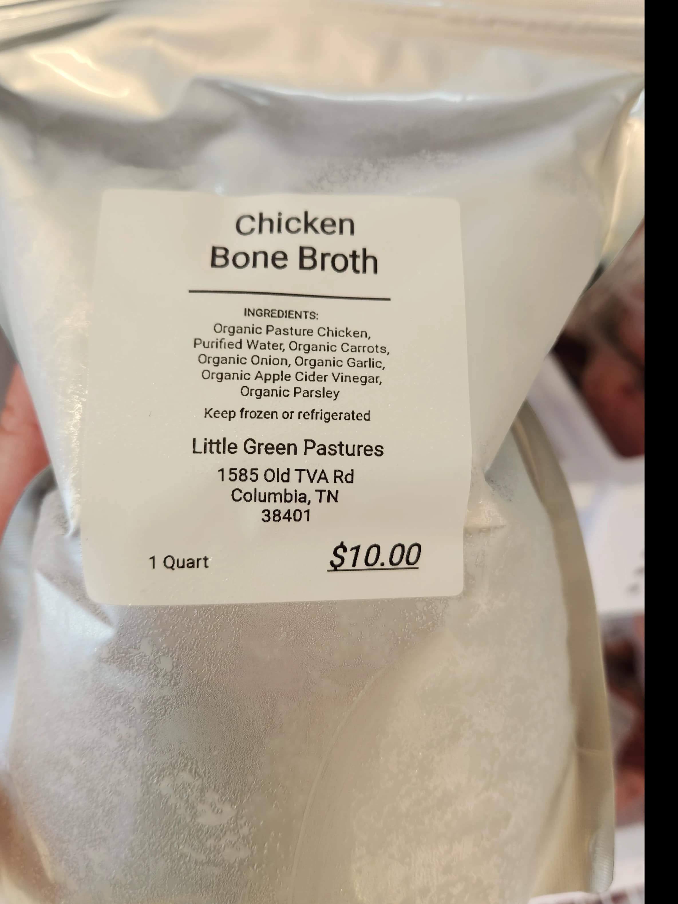Chicken bone broth