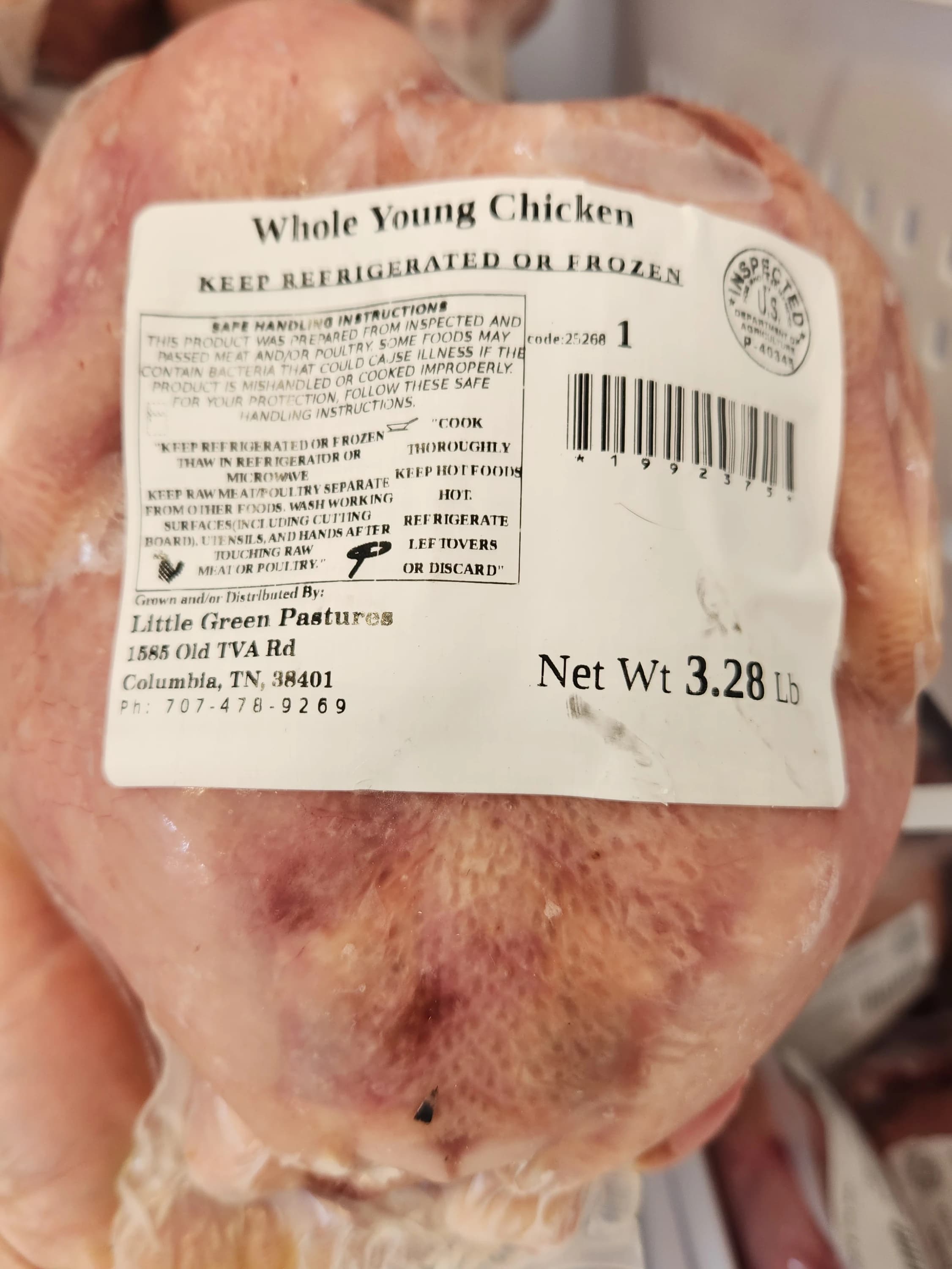 Whole chicken