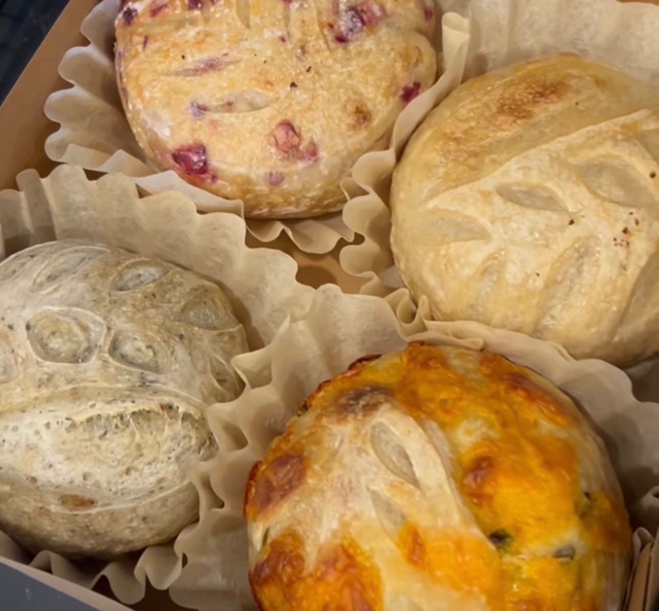 Organic Sourdough Bread Bowl Rounds