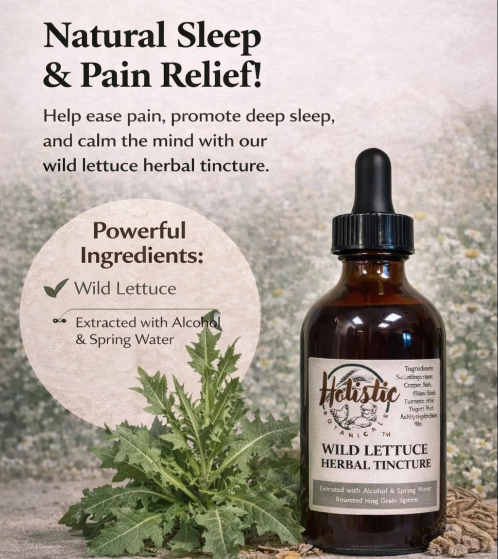 4 oz Wild Lettuce Tincture