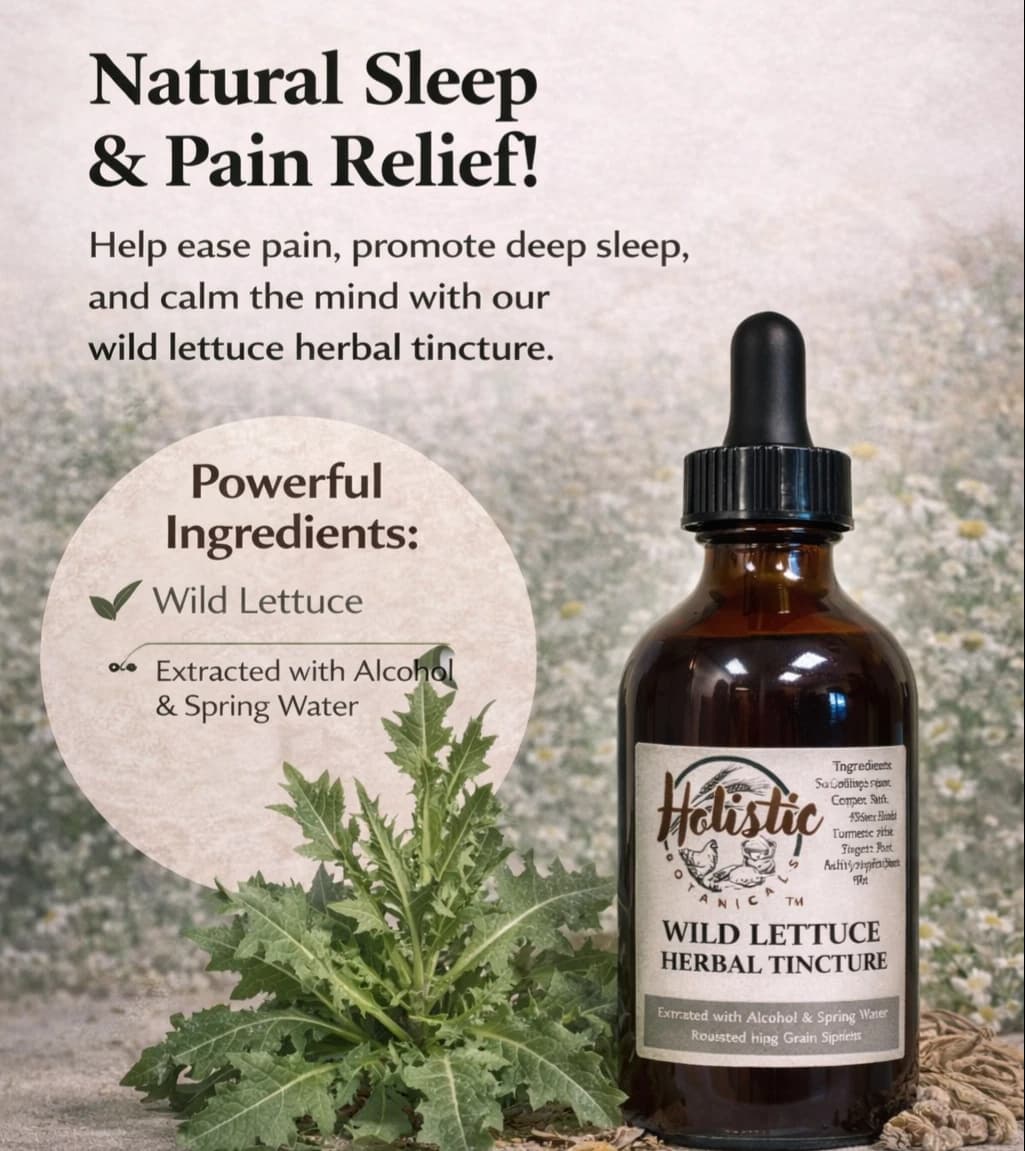 2 oz Wild Lettuce Tinctures