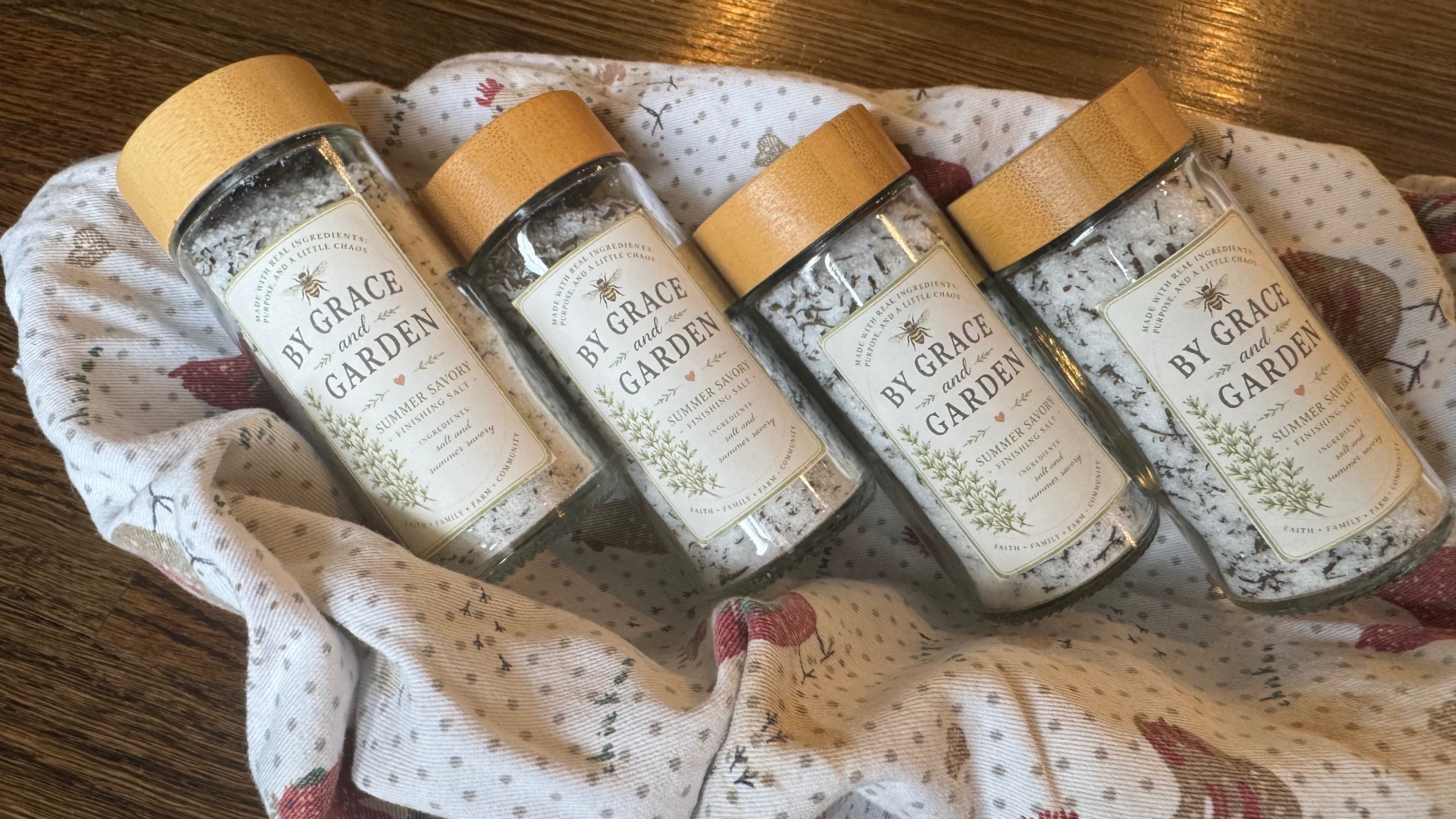Summer Savory Finishing Salt