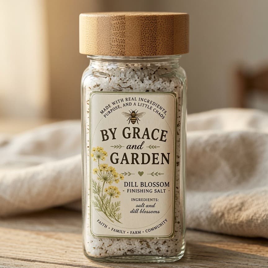 Dill Blossom Finishing Salt