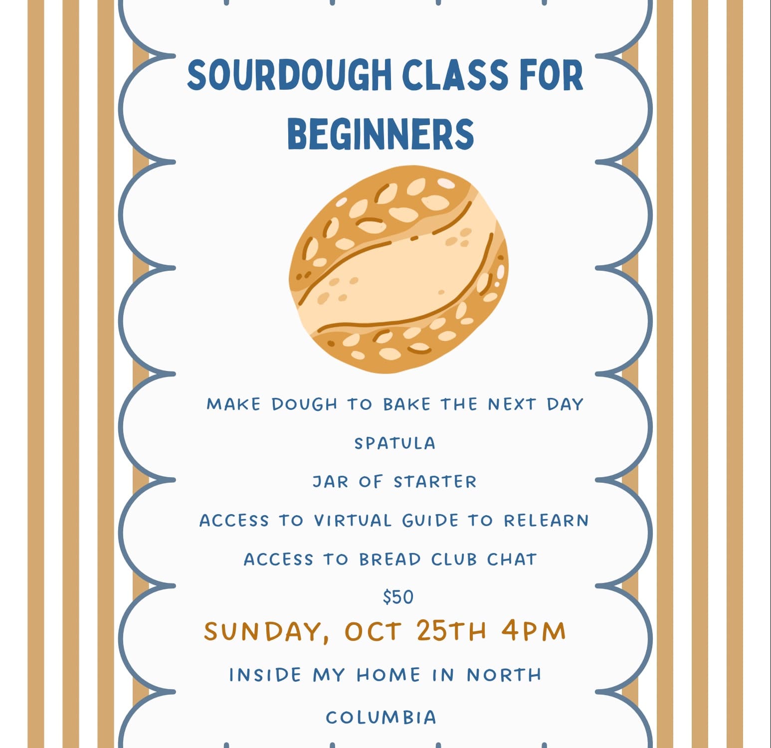 Sourdough for beginners class
