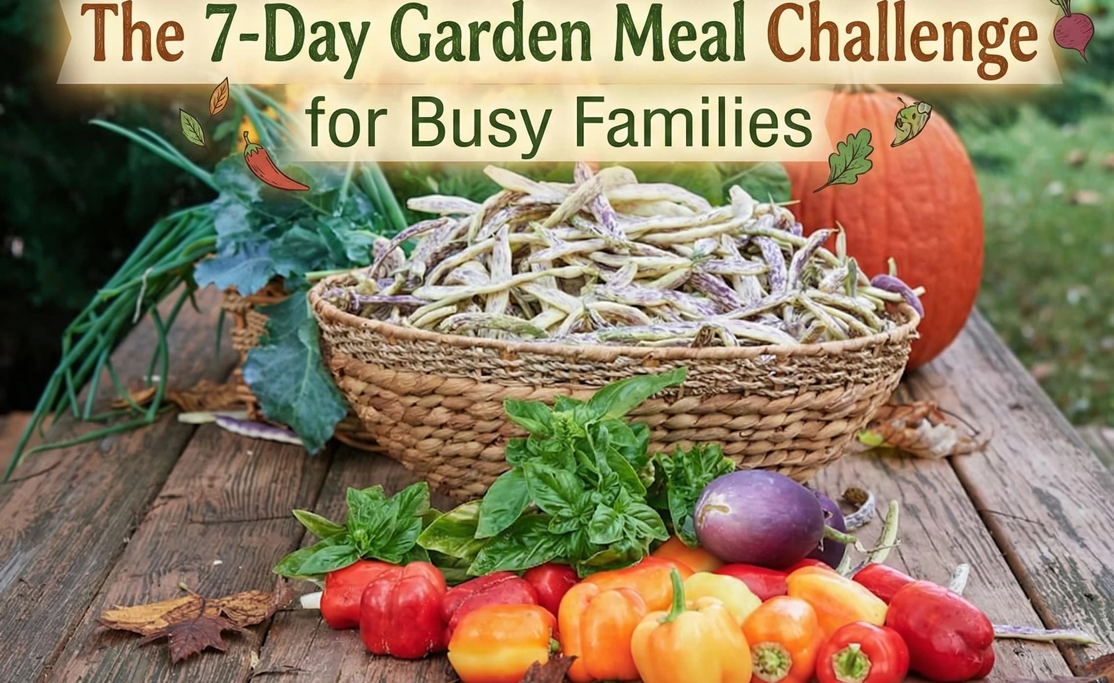 E-Book " The 7 Day Garden Meal Challenge