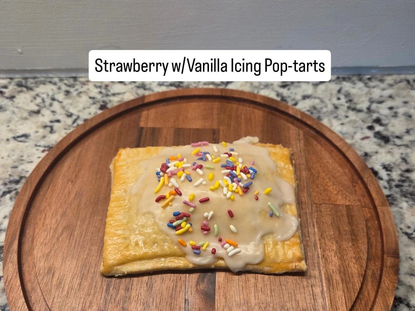 Strawberry Pop-Tarts with Strawberry and Vanilla Icing