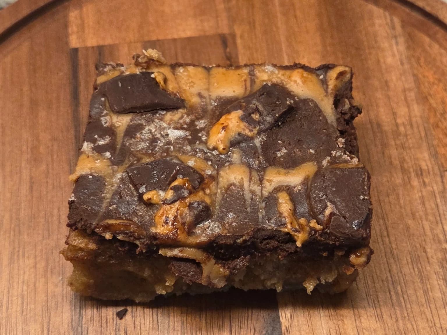 Sourdough Peanut Butter Blondie