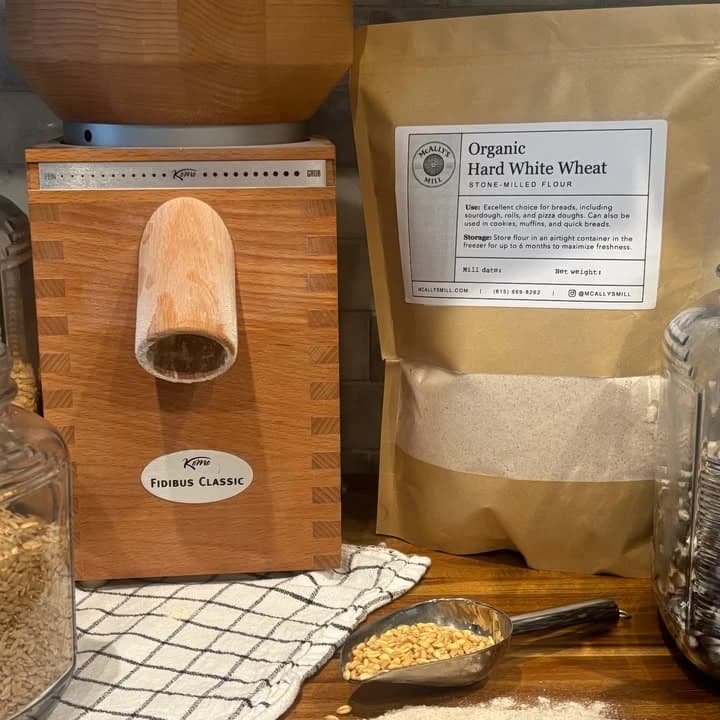 Stone-Ground, Freshly-Milled Organic Flours (Wheat, Einkorn, Spelt, Buckwheat, Rye, Blue Corn)