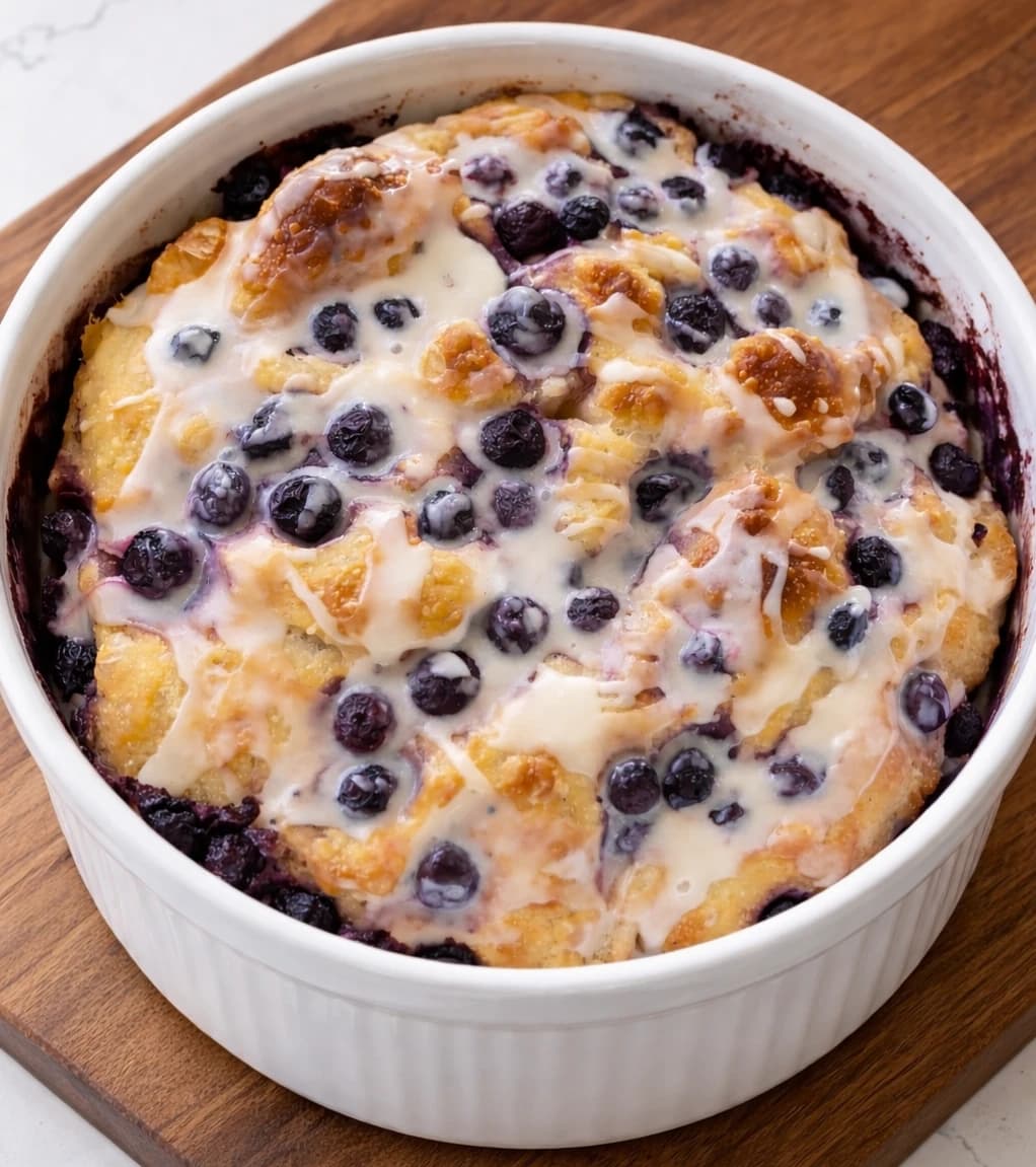 Organic Lemon Blueberry Sourdough Focaccia